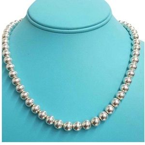 Tiffany & Co. Graduated Bead Sterling Silver 16”